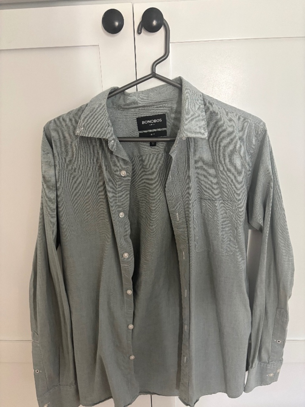 Light Green Long Sleeve Button Down